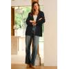 imageArachampampCloz Womens Mohair Wool Blend Fall Chunky Business Cardigan Sweaters 2025Black