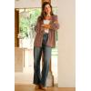 imageArachampampCloz Womens Mohair Wool Blend Fall Chunky Business Cardigan Sweaters 2025Brown