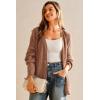imageArachampampCloz Womens Mohair Wool Blend Fall Chunky Business Cardigan Sweaters 2025Brown