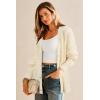 imageArachampampCloz Womens Mohair Wool Blend Fall Chunky Business Cardigan Sweaters 2025Offwhite