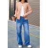imageArachampampCloz Womens Wool Blend Puff Sleeve Fall Cable Knit Cardigan Sweaters 2025Pink