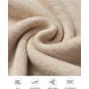 imageArachampampCloz Womens Wool Blend SideButton Slit Fall Casual Trendy Sweater Tanks 2025Apricot