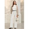 imageArachampampCloz Womens Wool Blend Sweater Soft Turtleneck AllSeason Casual Tank 2025Offwhite