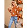 imageArachampampCloz Womens Soft Knit Sweater Fall Dressy Casual Pullover TopsHalloween01