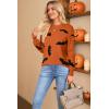 imageArachampampCloz Womens Soft Knit Sweater Fall Dressy Casual Pullover TopsHalloween02