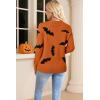 imageArachampampCloz Womens Soft Knit Sweater Fall Dressy Casual Pullover TopsHalloween02