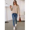 imageArachampampCloz Womens Wool Blend Oversized Sweaters Crewneck Casual Fall Outfits Fashion TopsOatmeal