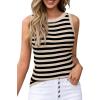 imageArachampampCloz Womens Wool Blend Sweaters Non See Through AllSeason Business Casual Tank 2025Apricotblack