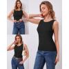 imageArachampampCloz Womens Wool Blend Sweaters Non See Through AllSeason Business Casual Tank 2025Black