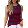 imageArachampampCloz Womens Wool Blend Sweaters Non See Through AllSeason Business Casual Tank 2025Bluered