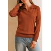 imageArachampampCloz Womens Wool Blend Polo Shirts Fall Sweaters Business Casual Outfits 2025Caramel