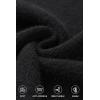imageArachampampCloz Womens Wool Blend V Neck Fall Business Casual Sweater Tops 2025Black