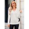 imageArachampampCloz Womens Wool Blend Fall Sweaters Business Casual OutfitsBoff White
