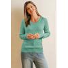 imageArachampampCloz Womens Wool Blend Fall Sweaters Business Casual OutfitsCablegreen