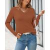 imageArachampampCloz Womens Wool Blend Fall Sweaters Business Casual OutfitsCaramel
