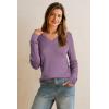 imageArachampampCloz Womens Wool Blend Fall Sweaters Business Casual OutfitsPurple