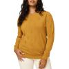 imageArachampampCloz Womens Soft Knit Sweater Fall Dressy Casual Pullover TopsAyellow