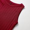 imageArachampampCloz Womens Wool Blend Sweaters Non See Through AllSeason Business Casual Tank 2025Cburgundy Red