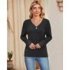 imageArachampampCloz 2 Pack Womens Sweaters 2024 Lightweight Soft V Neck Long Sleeve Fall Tops Fashion Clothes Casual Shirts PulloverBlackbeige Off White