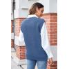 imageArachampampCloz Womens Sweater Vest 2024 Fall Winter Knitted V Neck Oversized Casual Cap Sleeve Pullover Tank TopsBlue