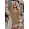 imageArachampampCloz Womens Sweater Vest 2024 Fall Winter Knitted V Neck Oversized Casual Cap Sleeve Pullover Tank TopsCamel