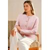 imageArachampampCloz Womens Wool Blend Sweater Blazers Business Casual Jacket with Pockets 2025Pink
