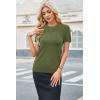imageArachampampCloz Womens Wool Blend Business Casual Essential Fall Layering Pullover SweatersGrass Green
