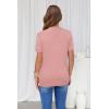 imageArachampampCloz Womens Wool Blend Business Casual Essential Fall Layering Pullover SweatersSakura Pink