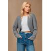 imageArachampampCloz Womens Wool Blend Cardigan Winter Cropped Bolero Shrug Sweaters 2025Gray