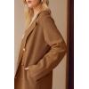 imageArachampampCloz Womens Wool Blend Double Breasted Winter Outfits Long Cardigan Sweater Coat 2025Camel