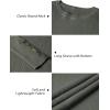imageArachampampCloz Womens Fitted Pullover Sweaters Long Sleeve Mock Neck Knitted Tops Fall Fashion 2022Gray
