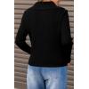 imageArachampampCloz Womens Wool Blend Fall Fashion Zip Up Cardigan Sweaters 2025 TrendyBlack