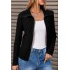 imageArachampampCloz Womens Wool Blend Fall Fashion Zip Up Cardigan Sweaters 2025 TrendyBlack