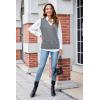 imageArachampampCloz Womens Sweater Vest 2025 Fashion Sleeveless V Neck Business Casual Tank Knit Pullover Tops Spring TrendyGrey