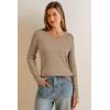 imageArachampampCloz Womens Wool Blend Fall Sweaters Business Casual OutfitsCablecamel
