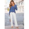 imageArachampampCloz Womens Wool Blend Fall Sweaters Business Casual OutfitsLake Blue