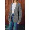 imageArachampampCloz Womens Wool Blend Chunky Knit Winter Cardigan Sweaters 2025Grey