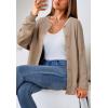 imageArachampampCloz Womens Wool Blend Oversized Cardigan Sweaters Button Down Casual Winter ClothingDark Apricot