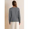 imageArachampampCloz Womens Wool Blend Sweater Blazers Business Casual Jacket with Pockets 2025Gray