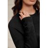 imageArachampampCloz Womens Wool Blend Sweater 2 Piece Sets Fall Business Lounge Long Sleeve Top Midi Dress Outfits 2025Black