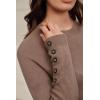 imageArachampampCloz Womens Wool Blend Sweater 2 Piece Sets Fall Business Lounge Long Sleeve Top Midi Dress Outfits 2025Brown