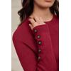 imageArachampampCloz Womens Wool Blend Sweater 2 Piece Sets Fall Business Lounge Long Sleeve Top Midi Dress Outfits 2025Burgundy