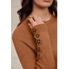 imageArachampampCloz Womens Wool Blend Sweater 2 Piece Sets Fall Business Lounge Long Sleeve Top Midi Dress Outfits 2025Caramel