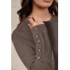 imageArachampampCloz Womens Wool Blend Sweater 2 Piece Sets Fall Business Lounge Long Sleeve Top Midi Dress Outfits 2025Coffee