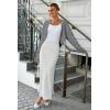 imageArachampampCloz Womens Wool Blend Sweaters Cropped Cardigan Bolero Shrug for DressesGray