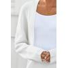 imageArachampampCloz Womens Wool Blend Sweaters Cropped Cardigan Bolero Shrug for DressesOffwhite