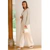 image:imageArachampCloz Womens Wool Blend Sweater Blazers Business Casual Jacket with Pockets 2026Apricot
