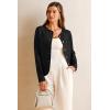 image:imageArachampCloz Womens Wool Blend Sweater Blazers Business Casual Jacket with Pockets 2026Black