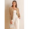 image:imageArachampCloz Womens Wool Blend Sweater Blazers Business Casual Jacket with Pockets 2026Brown