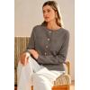 image:imageArachampCloz Womens Wool Blend Sweater Blazers Business Casual Jacket with Pockets 2026Coffee
